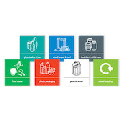 Recycling Sticker for Wall Hugger